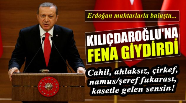 Cumhurbaşkanı Erdoğan&#039;dan Kılıçdaroğlu&#039;na Ağır Sözler...