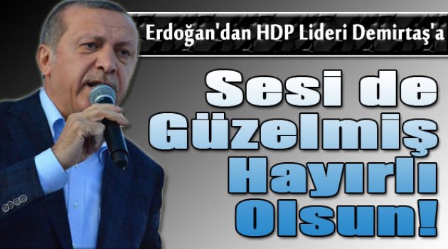 Cumhurbaşkanı Erdoğan&#039;dan Selahattin Demirtaş&#039;a pop star benzetmesi