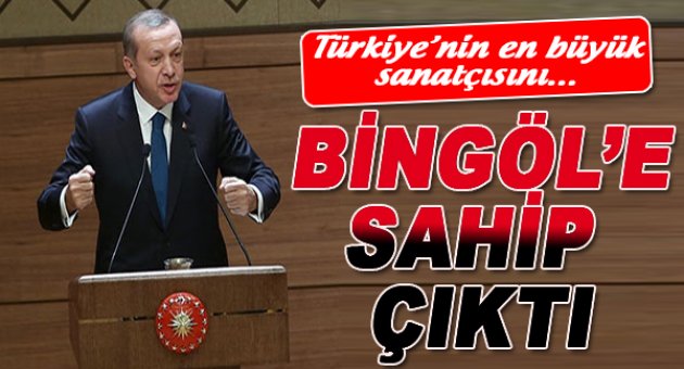 Cumhurbaşkanı: Türkiye'nin büyük sanatçısı linç ediliyor