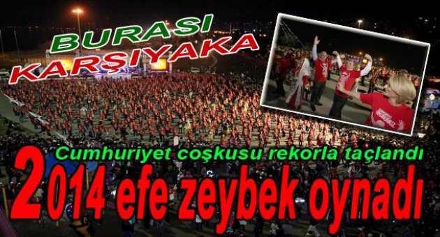 Cumhuriyet coşkusu rekorla taçlandı