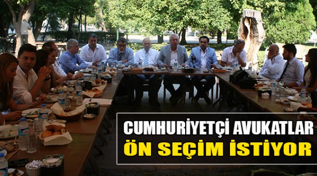 Cumhuriyetçi Avukatlar Ön Seçim İstiyor