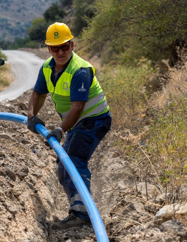 İZSU, Karagöl’ün suyunu Emiralem’e taşıyor