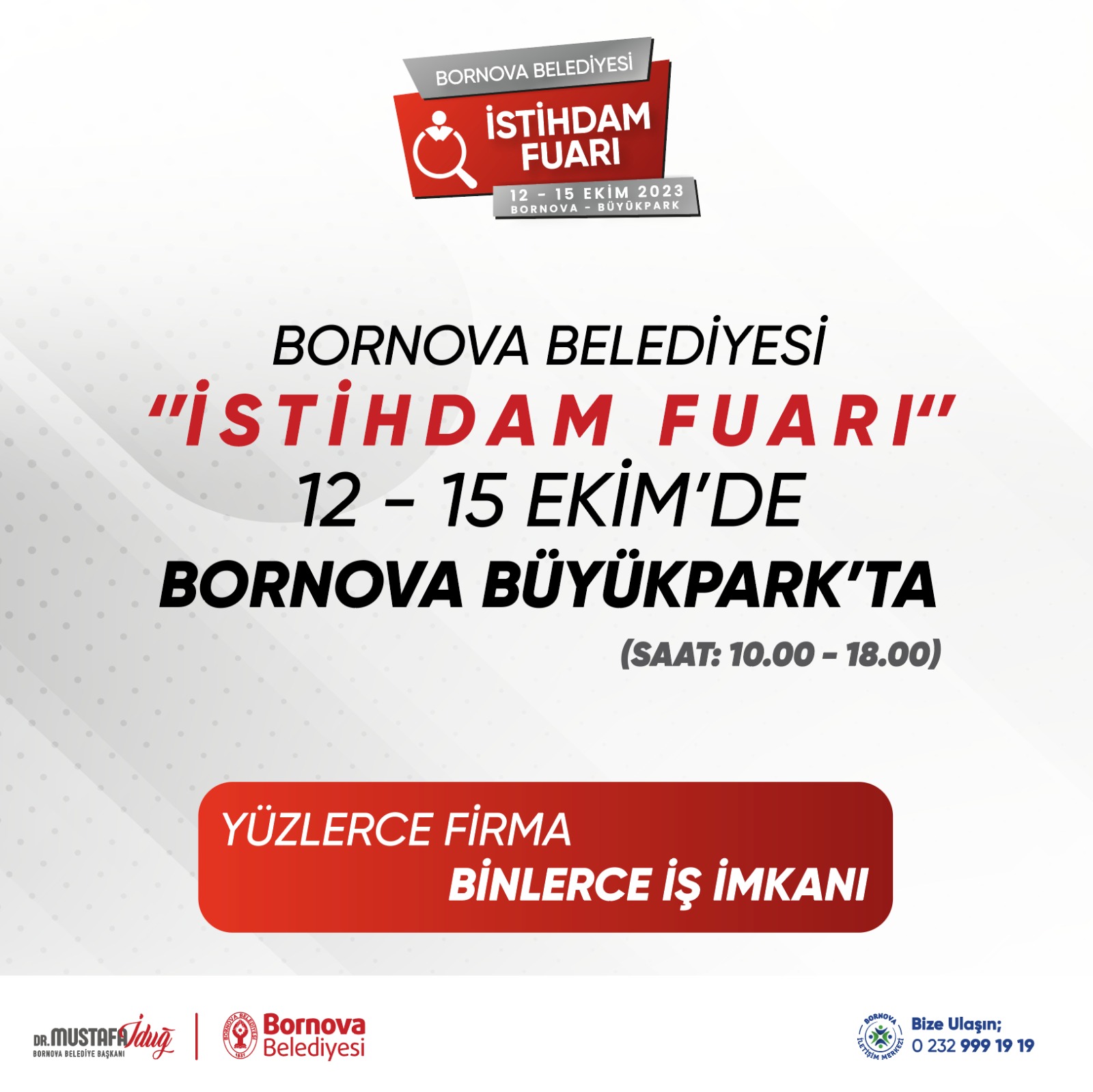 Bornova'da dev istihdam fuarı!