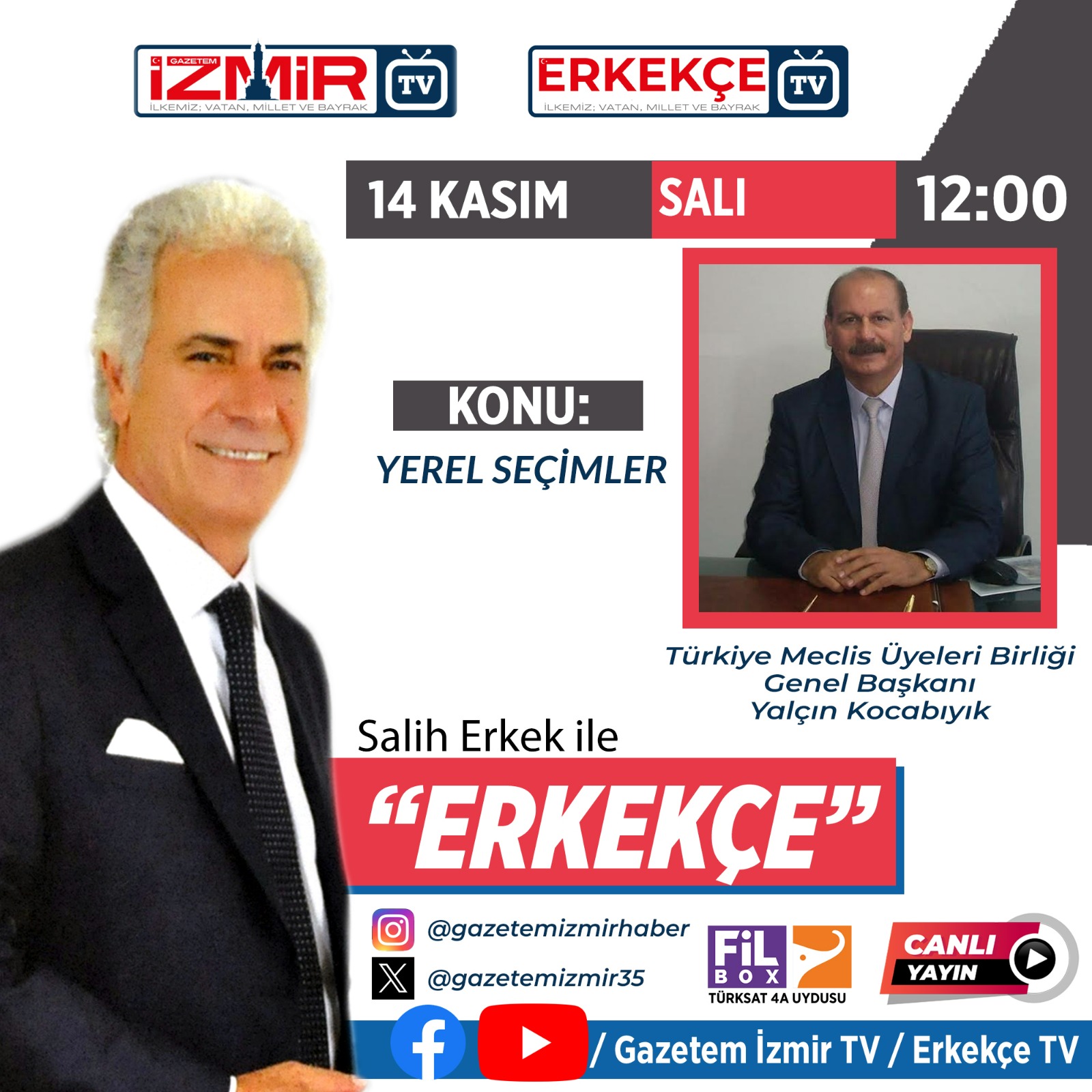 Salih Erkek ile ERKEKÇE'NİN yeni bölüm konuğu Yalçın KOCABIYIK