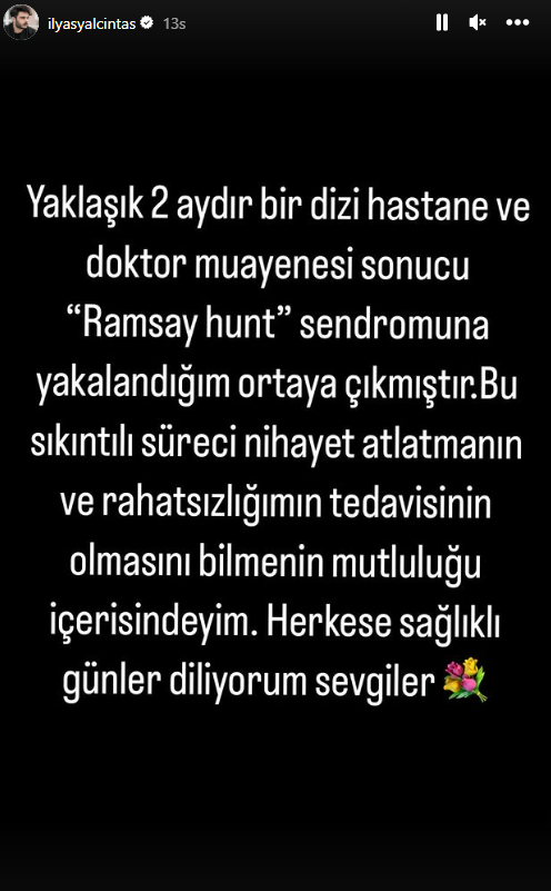 Ünlü şarkıcı İlyas Yalçıntaş "Ramsay Hunt" sendromuna yakalandı! İşitme ve denge sorunu yaşıyor