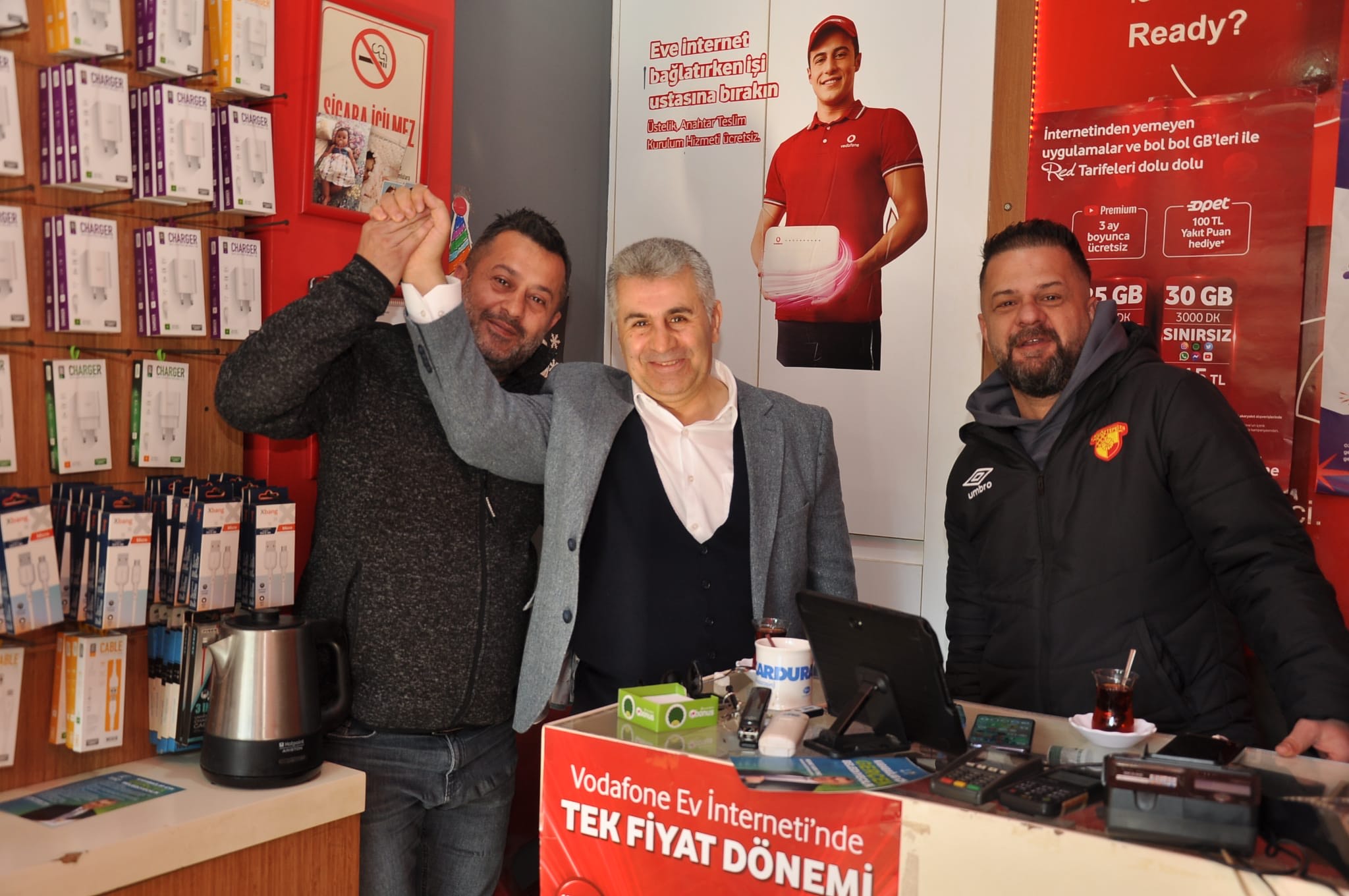 Mehmet Sadık Tunç Fahrettin Altay’da Esnafla buluştu