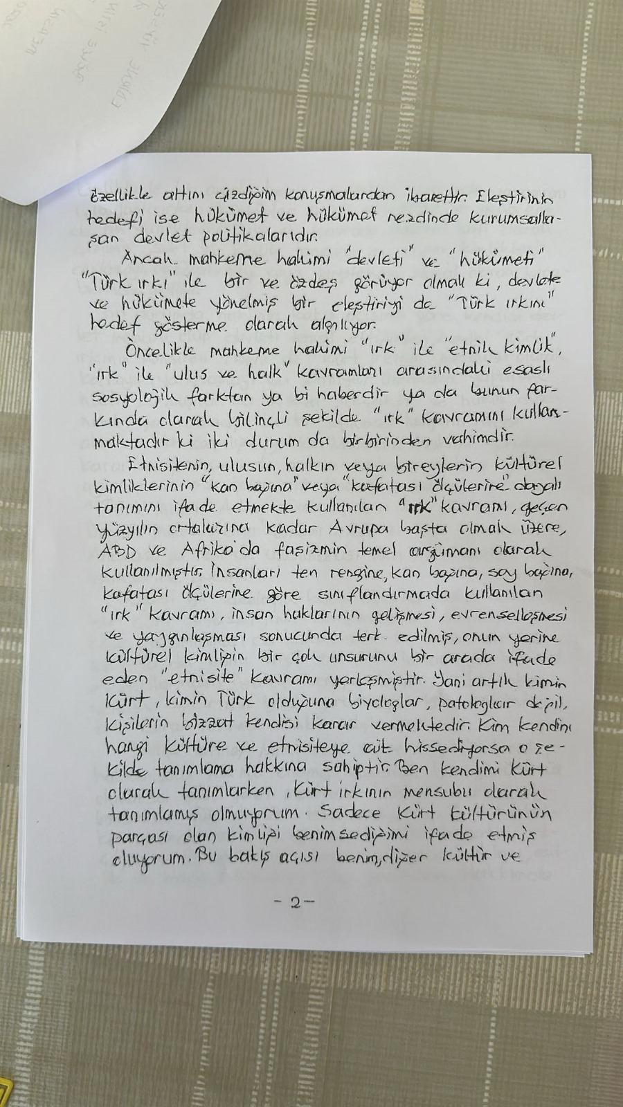 Mahkeme, Demirtaş'ı, 'Kürt ırkını kışkırtmakla' suçladı