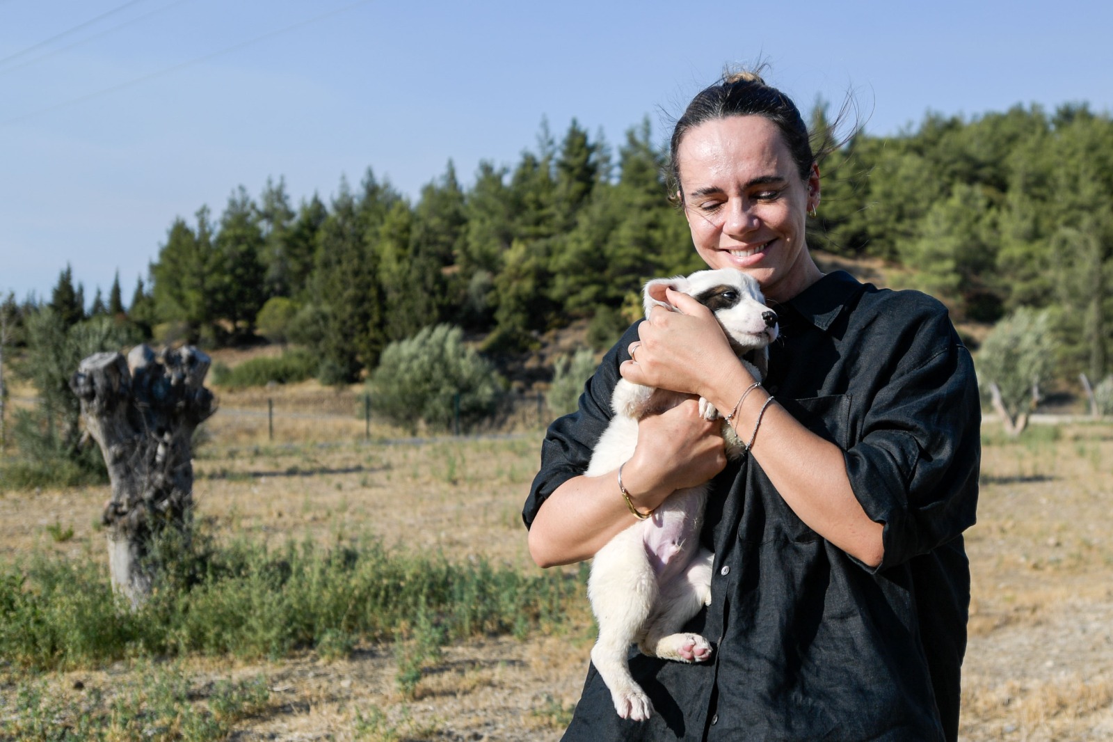 Yangından kurtarılan hayvanlar rehabilite ediliyor