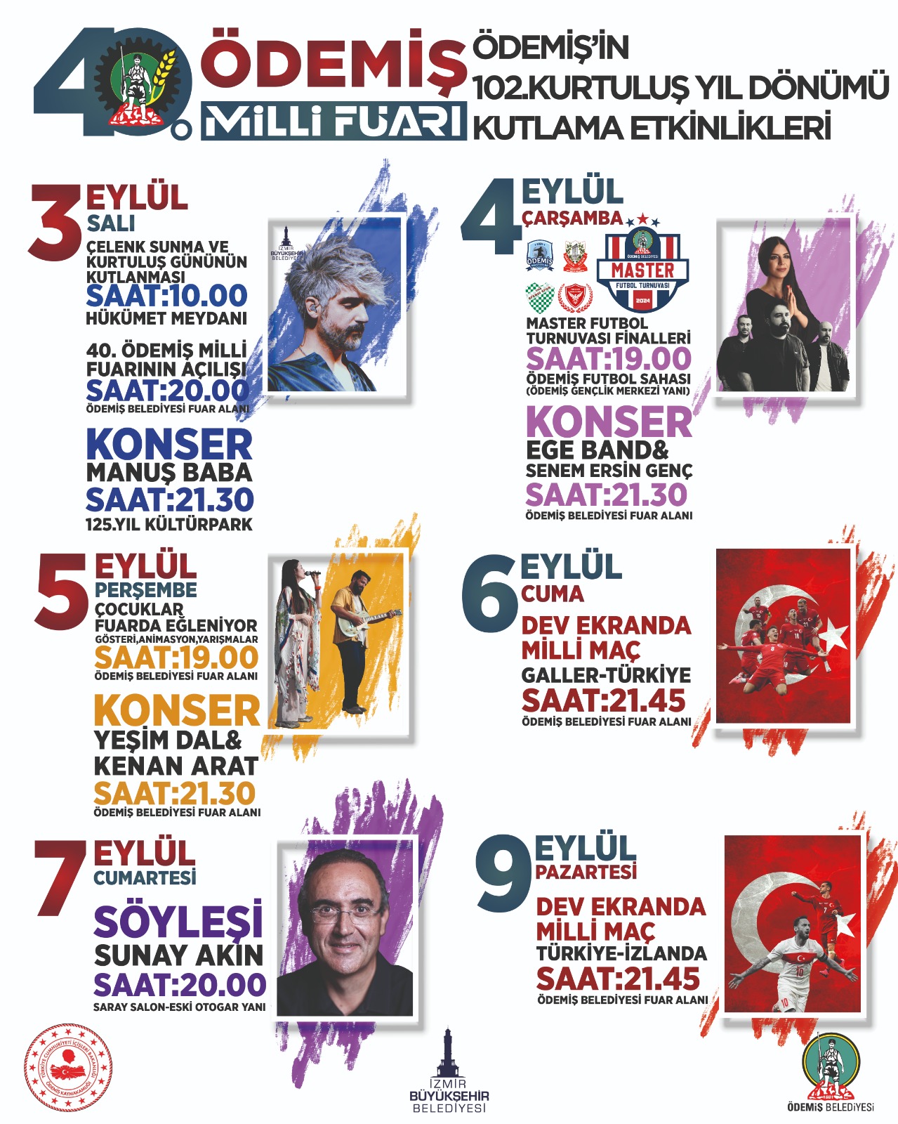 Ödemiş’te kurtuluş etkinlikleri