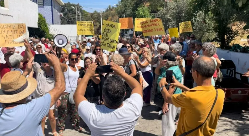 Karaburun'da GES projesine yurttaşlar izin vermedi