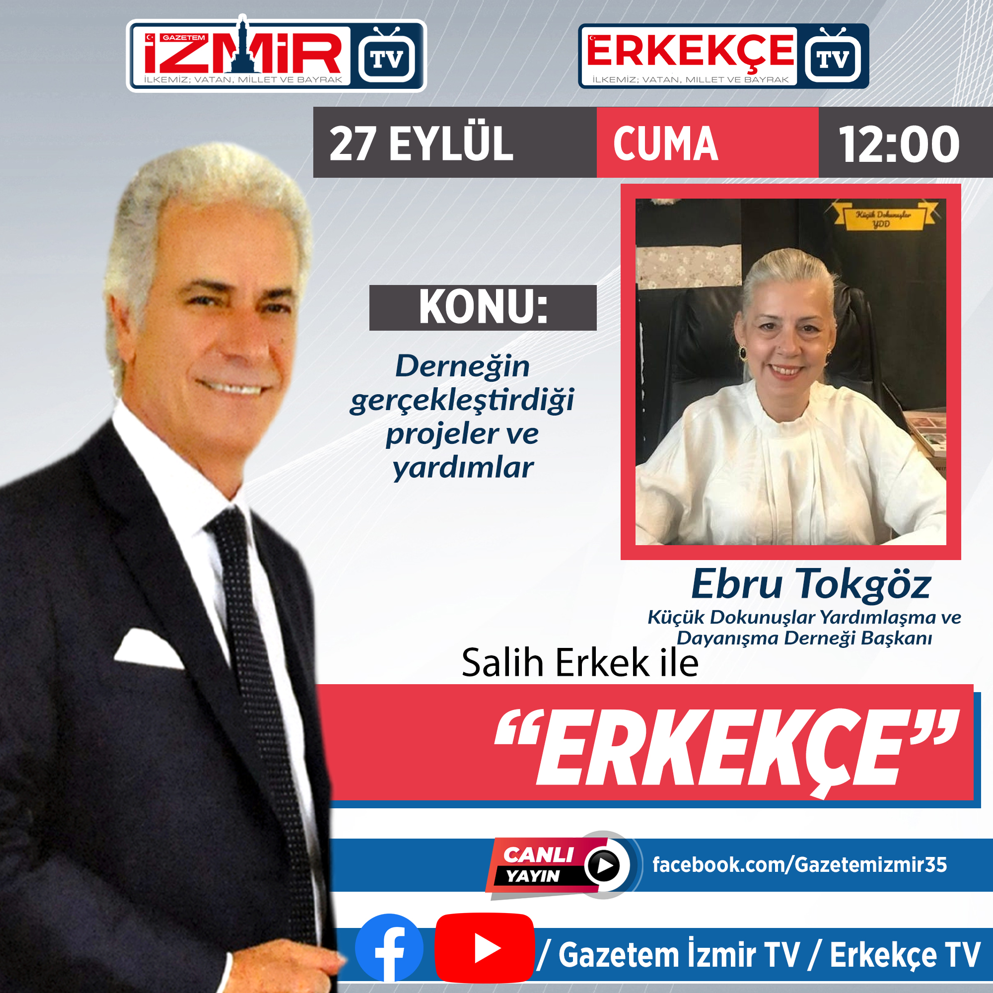 Salih Erkek, "ERKEKÇE" programıyla bugün izleyicilerle buluşacak