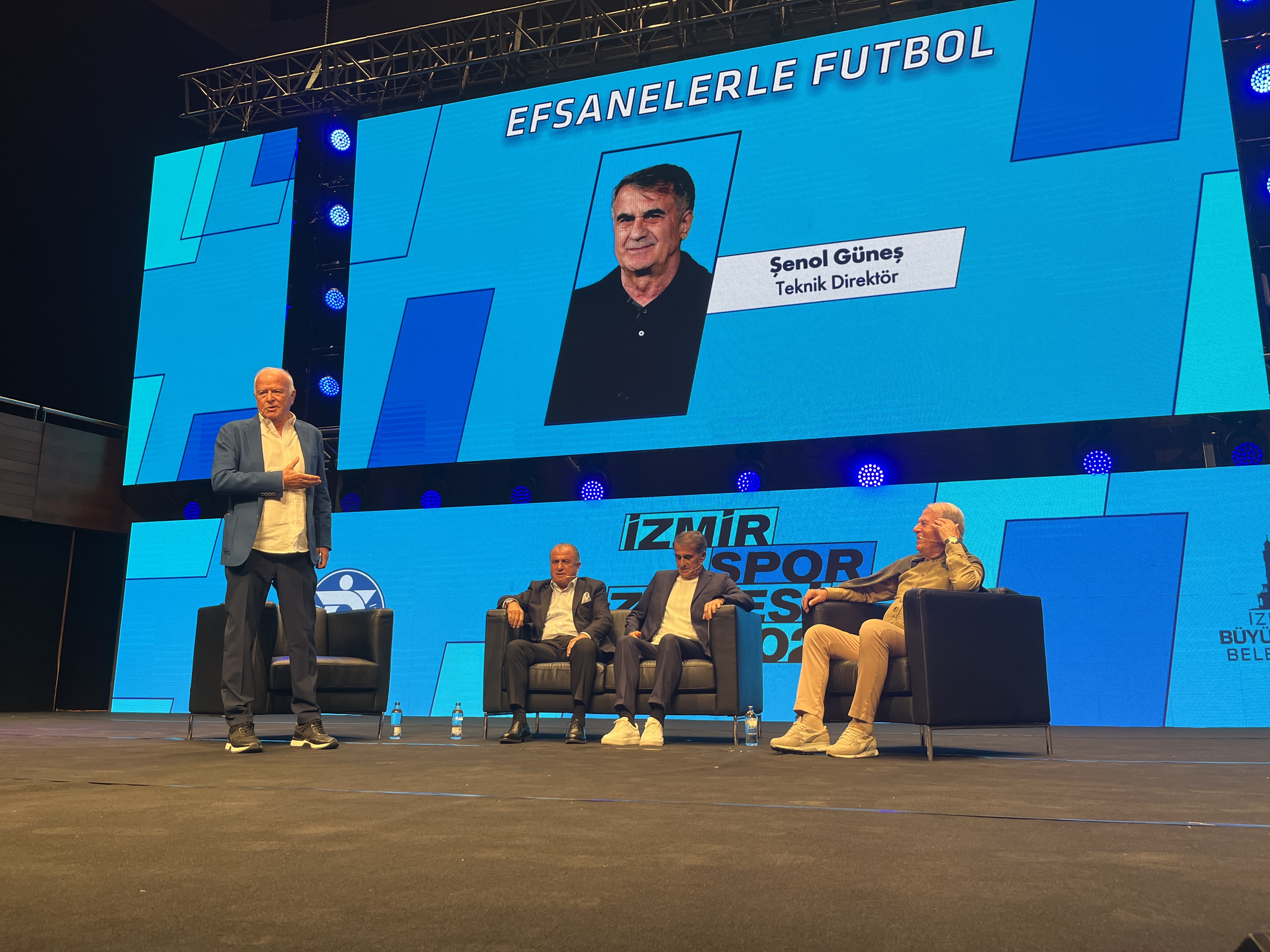 Terim, Denizli ve Güneş, İzmir Spor Zirvesi'nde buluştu