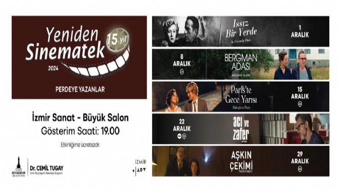 Yıl biterken "Yeniden Sinematek"