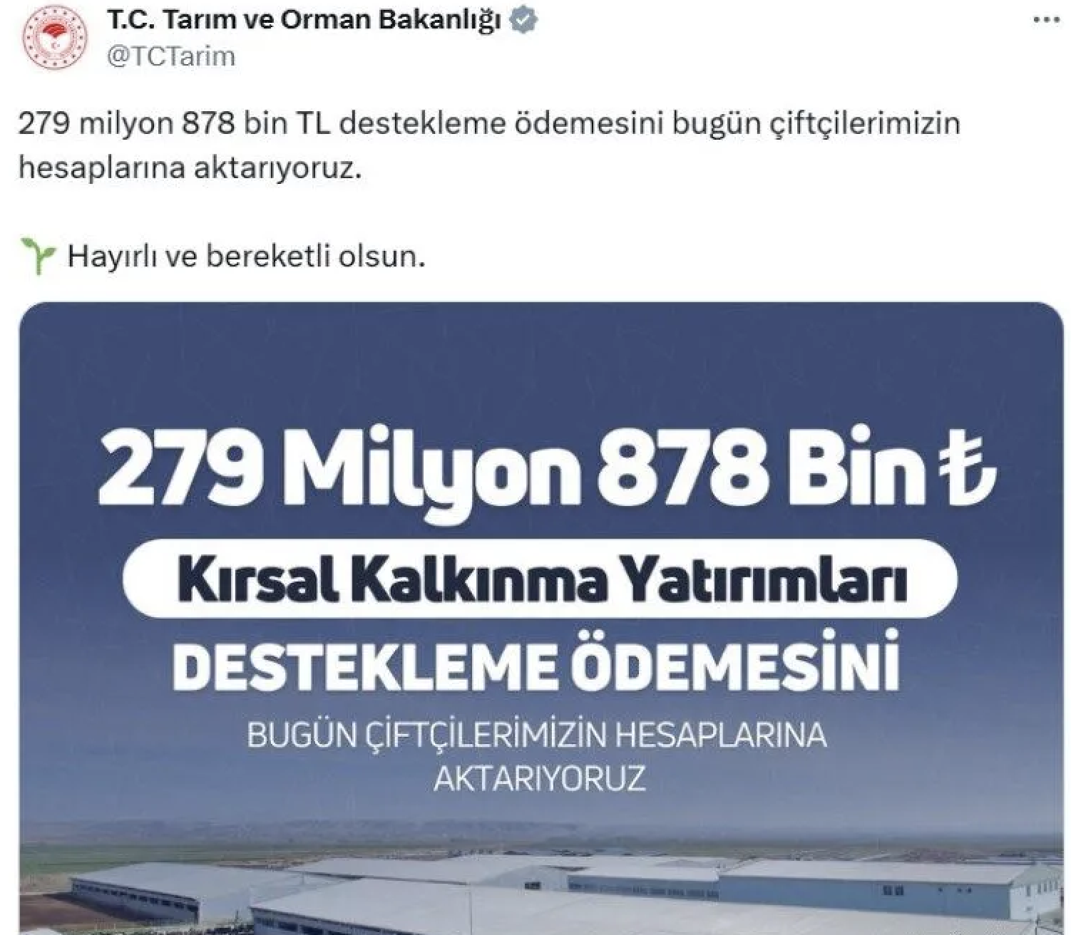 Bakanlık açıkladı: Hesaplara yatırıldı