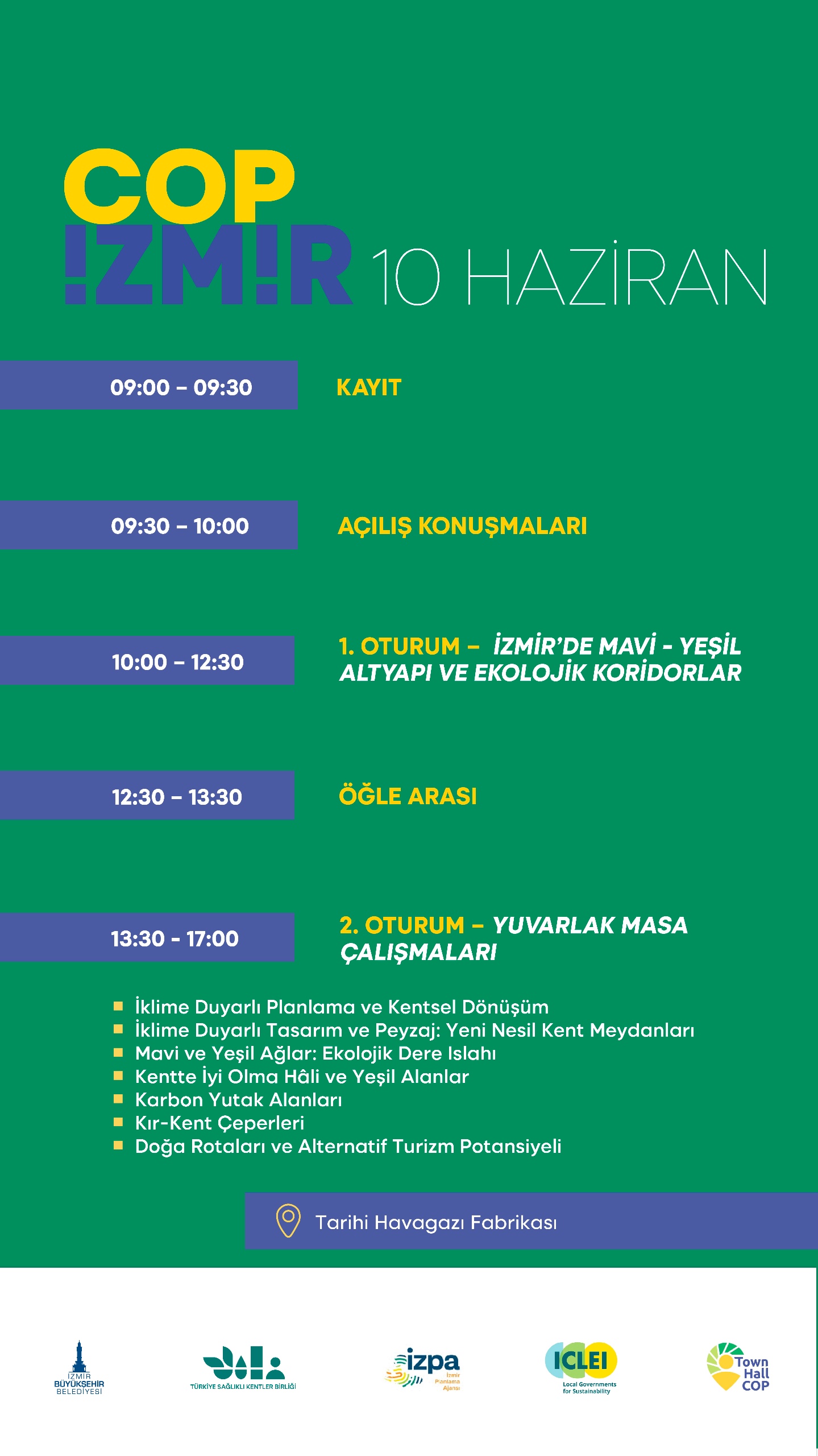 COP İzmir serisi “Yeşil Kuşaklar” ile devam ediyor