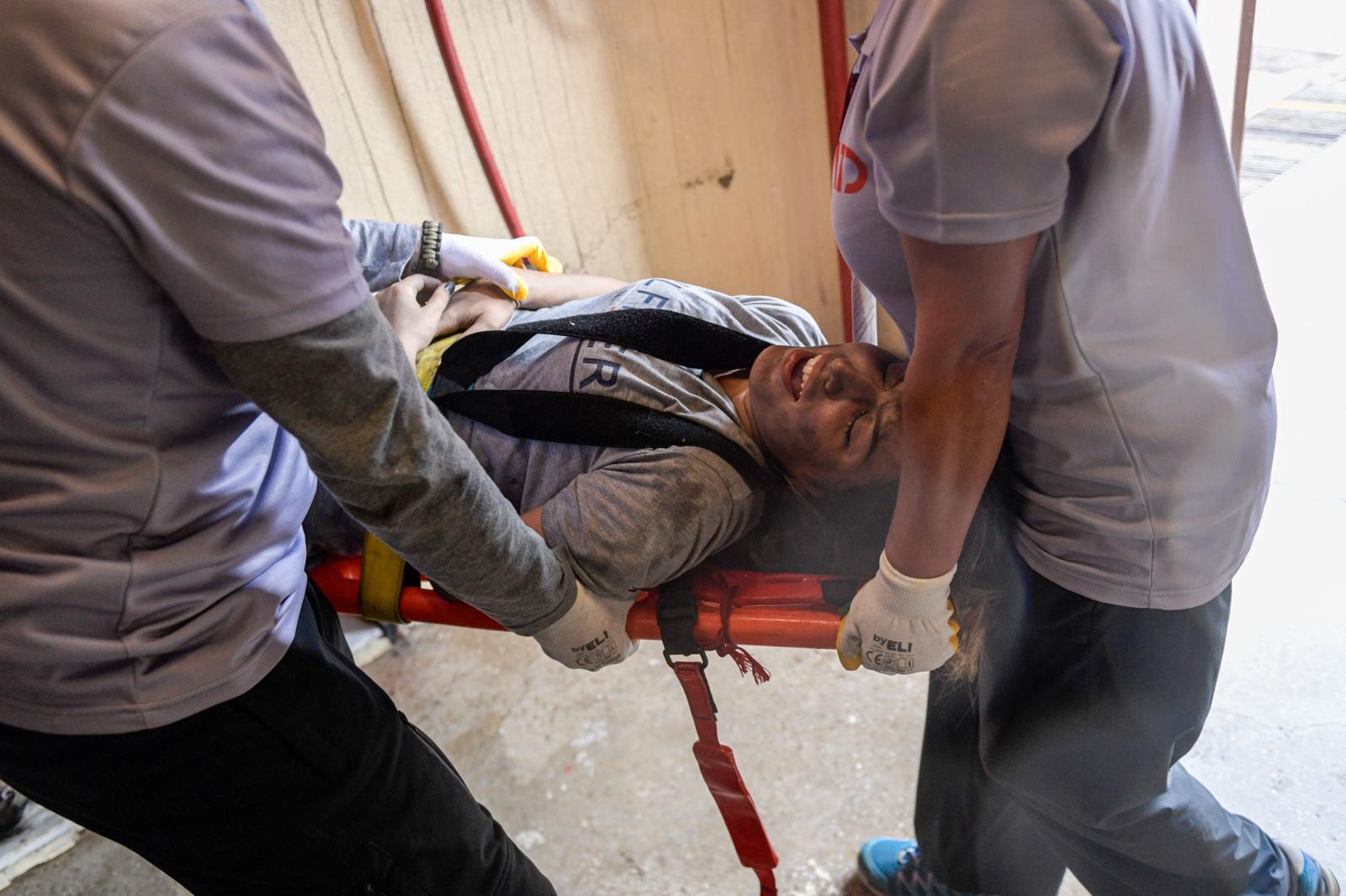 Yangın ve deprem tatbikatında o anlar yeniden yaşandı