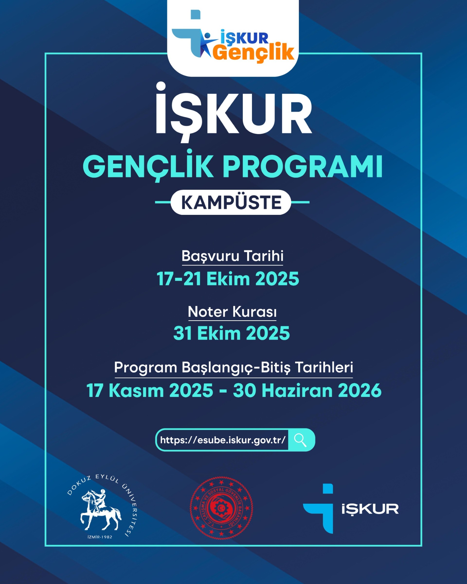 DEÜ, İŞKUR GENÇLİK PROGRAMI’NIN İLK PAYDAŞI OLDU