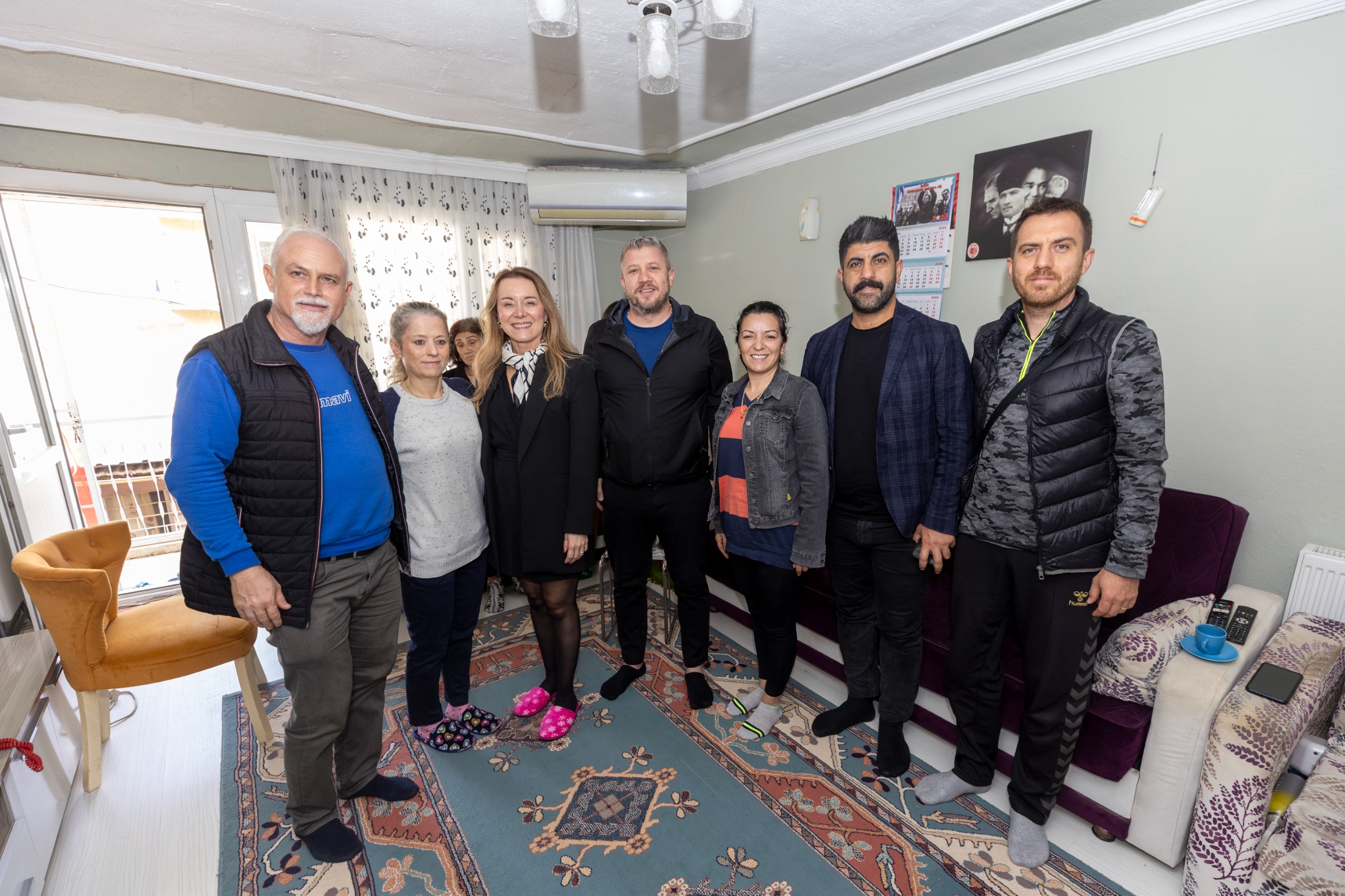 Ulubatlı’da ilk doğal gaz ateşi yandı