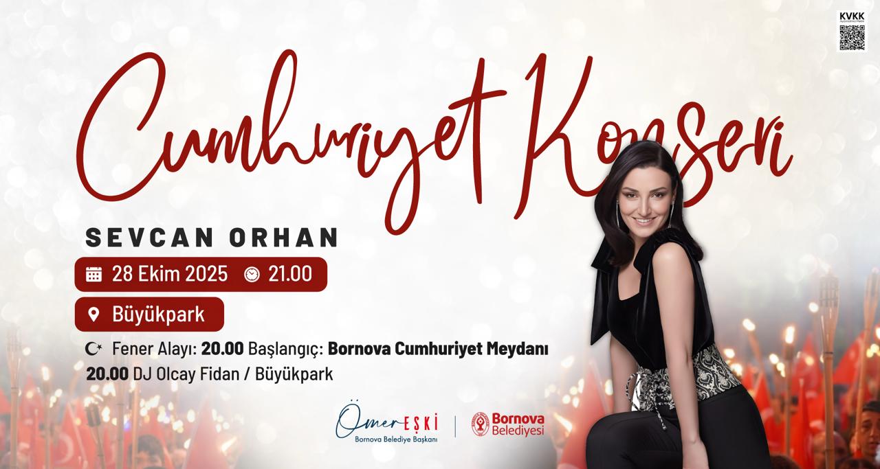 Bornova’da Cumhuriyet Bayramı’na coşkulu kutlama