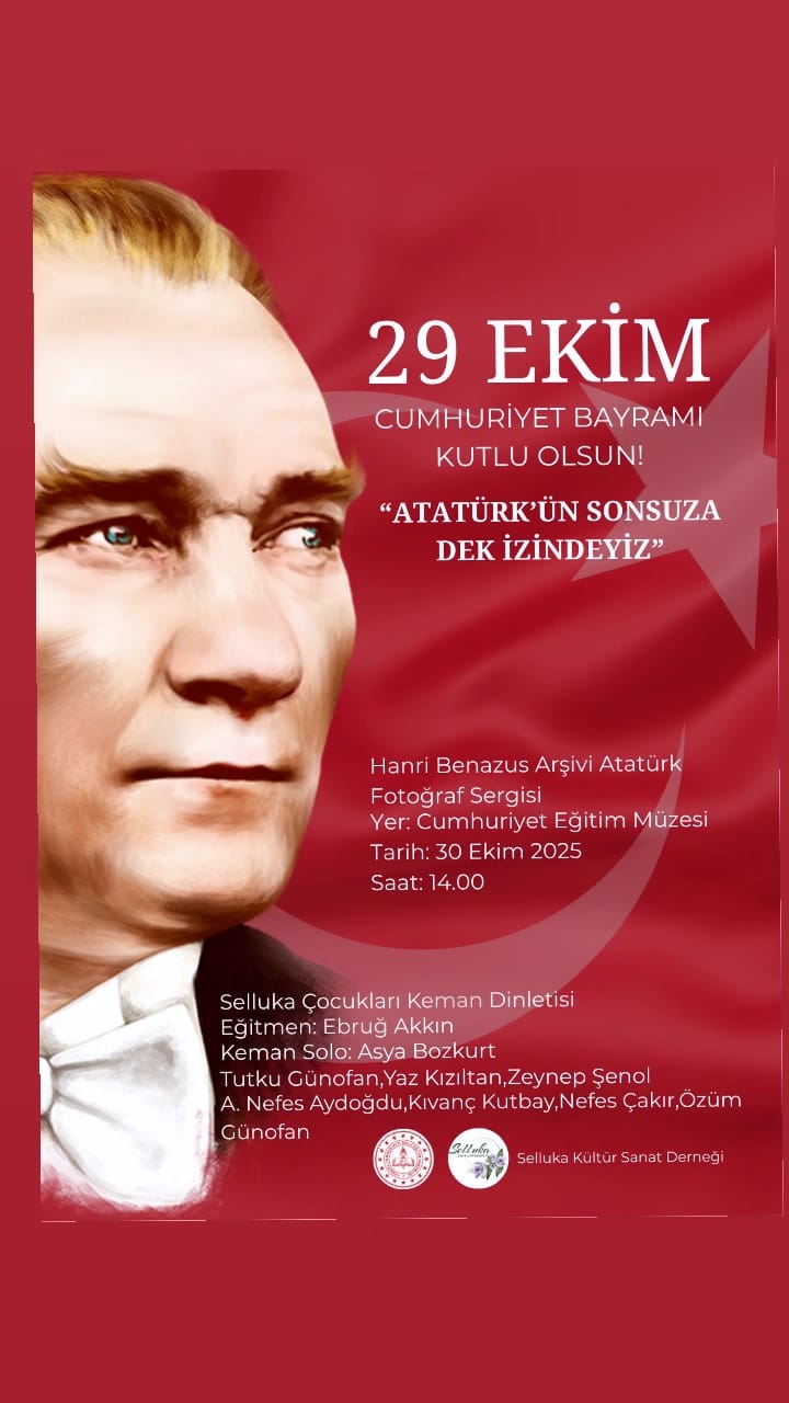 SELLUKA KÜLTÜR SANAT DERNEĞİ’NDEN CUMHURİYET BAYRAMI VE 10 KASIM’A ÖZEL ETKİNLİK