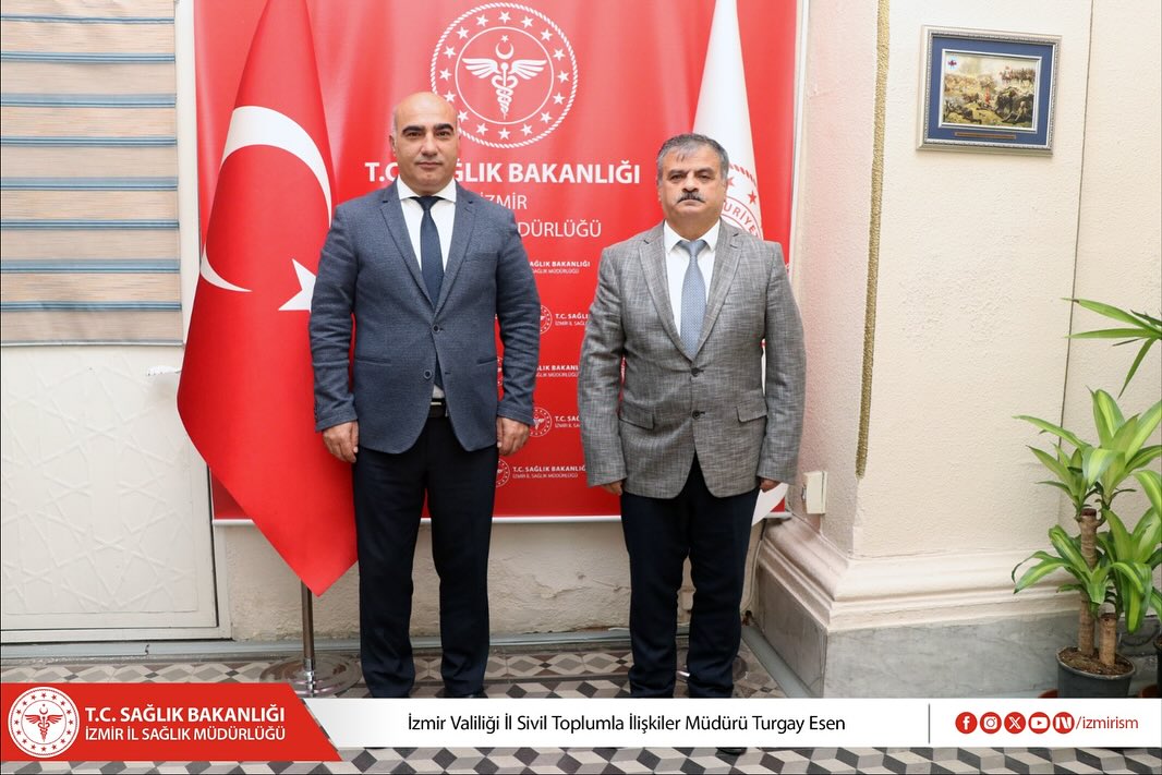 İzmir İl Sağlık Müdürü Ayhan Kul'a yoğun ziyaret trafiği