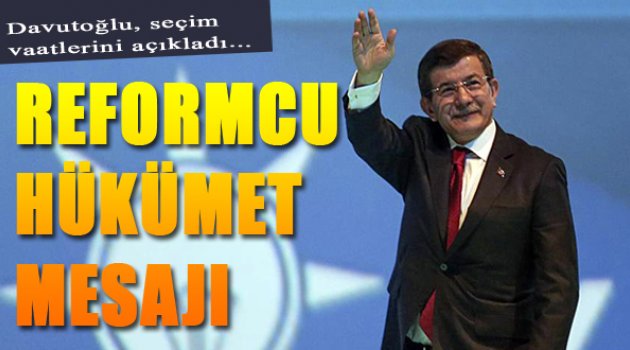 Davutoğlu, Ak Parti&#039;nin Seçim Vaatlerini Açıkladı...