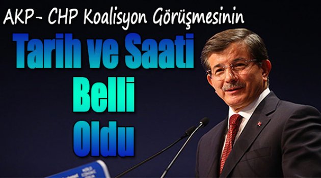 Davutoğlu koalisyon görüşmeleri ile ilgili konuştu