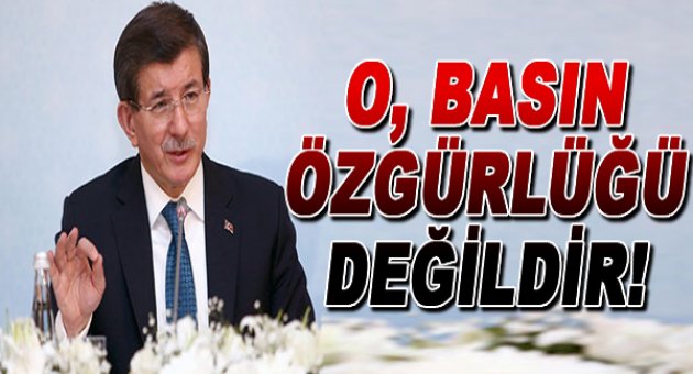 Davutoğlu: Peygambere hakaret basın özgürlüğü değildir