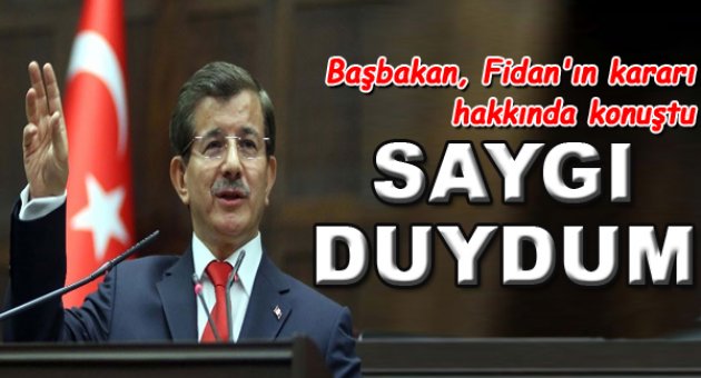 Davutoğlu'ndan 'Hakan Fidan' açıklaması