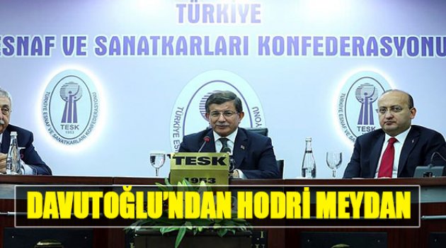 Davutoğlu'ndan Hodri Meydan
