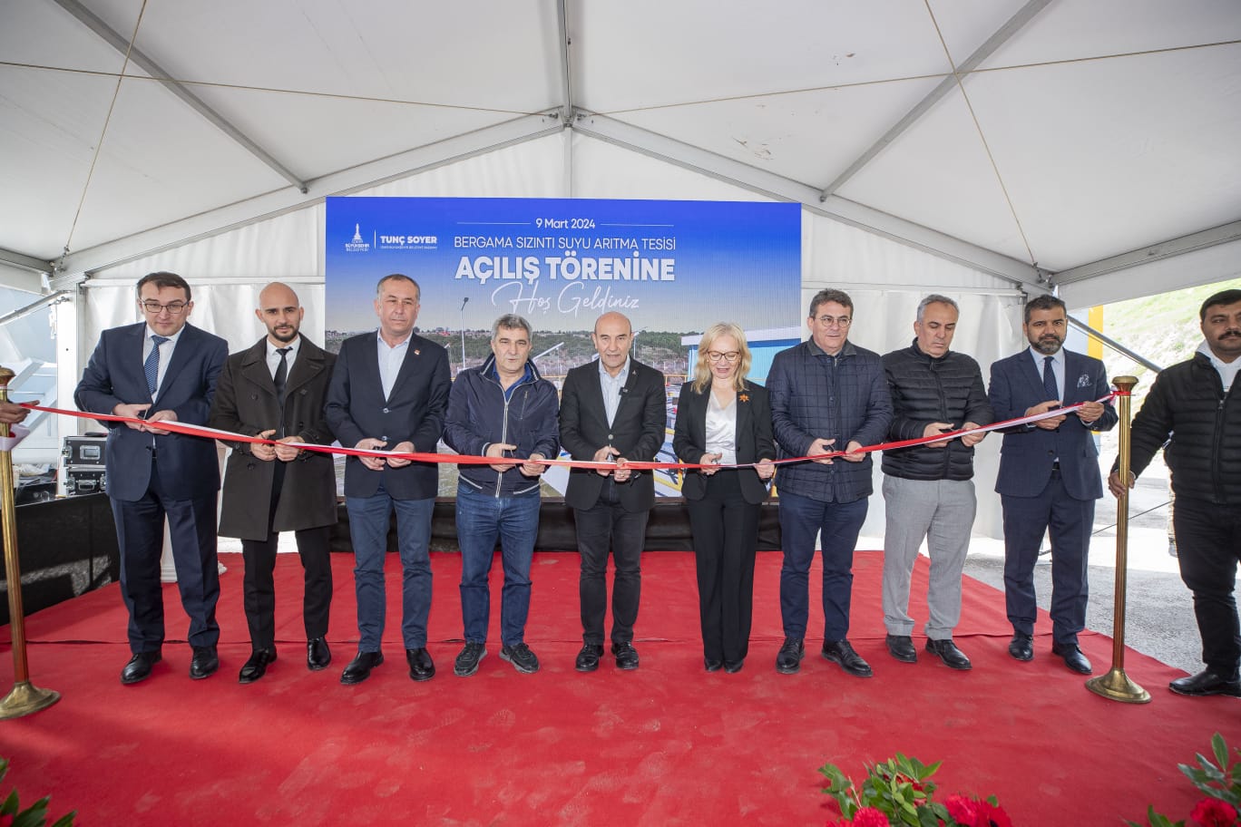 Bergama Sızıntı Suyu Arıtma Tesisi hizmete açıldı
