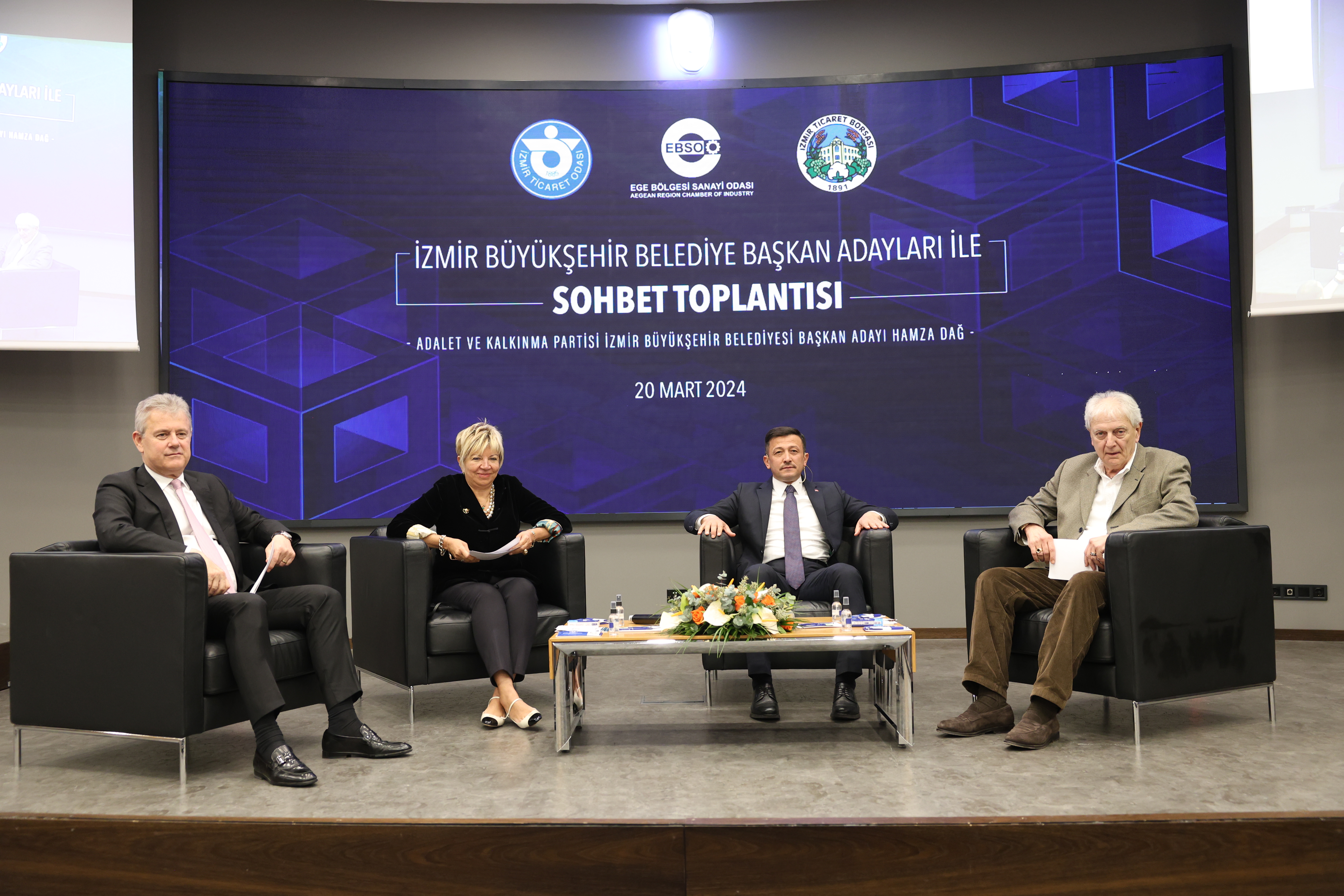 İzmir Ticaret Odası, "İzmir Büyükşehir Belediye Başkan Adayları ile Sohbet Toplantısı