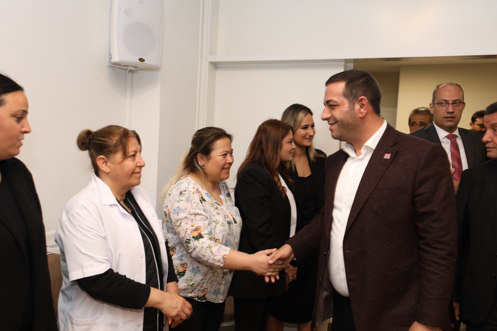 Başkan Erman Uzun, belediye personeli ile bayramlaştı