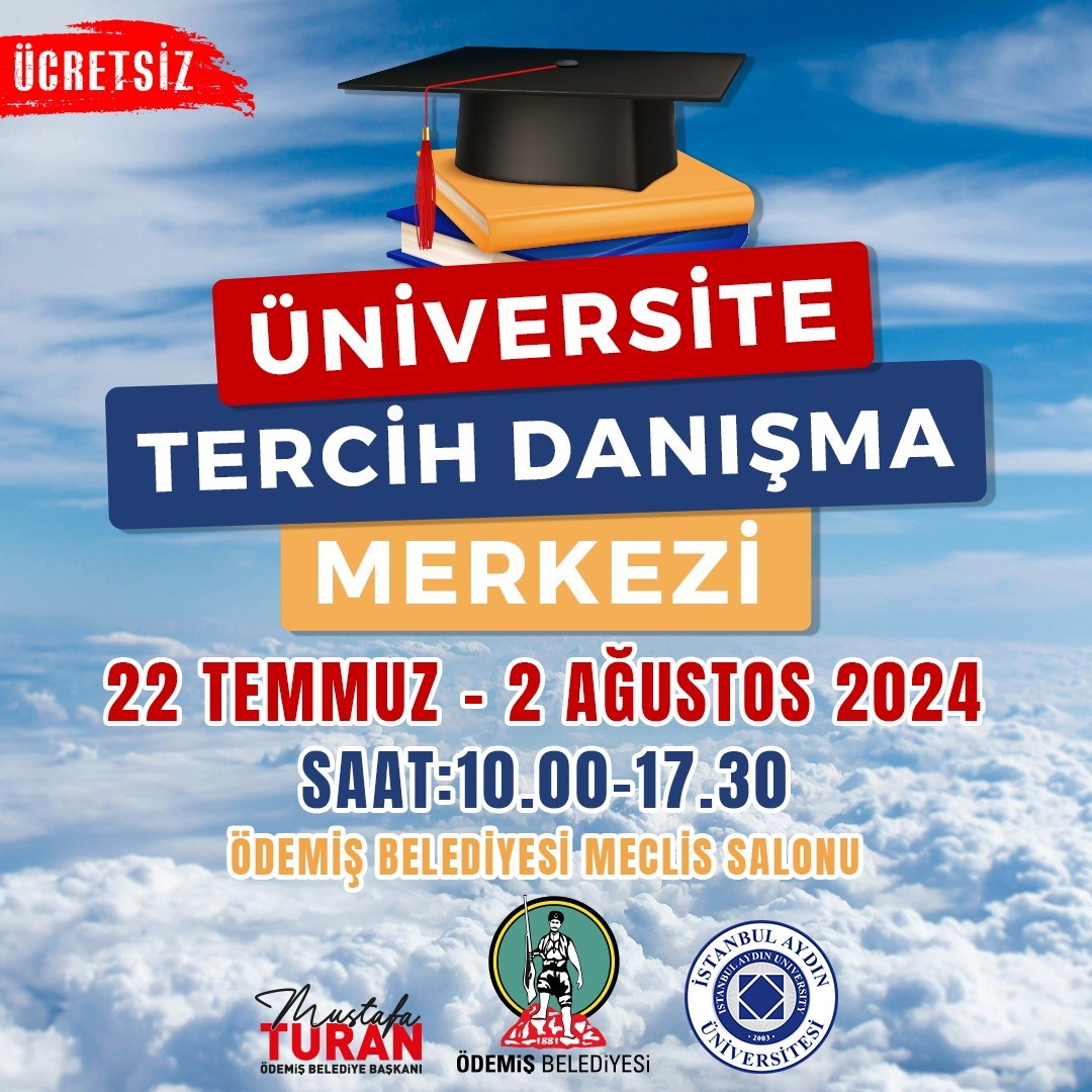 ÖDEMİŞ BELEDİYESİ’NDEN TERCİH SÜRECİNDE DESTEK: YKS TERCİH DANIŞMANLIĞI BAŞLIYOR