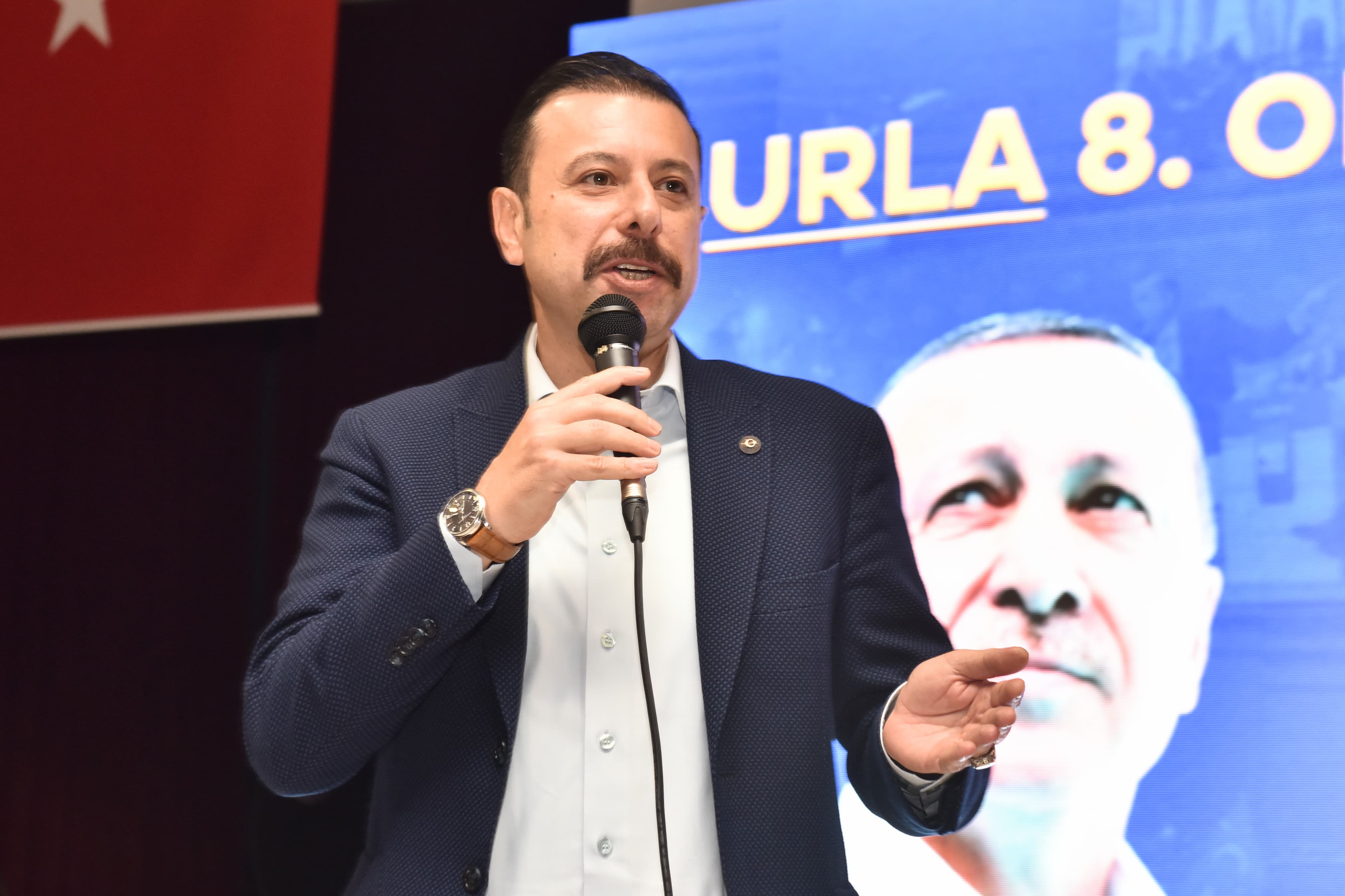 AK Parti Urla kongresinden mesaj seli!