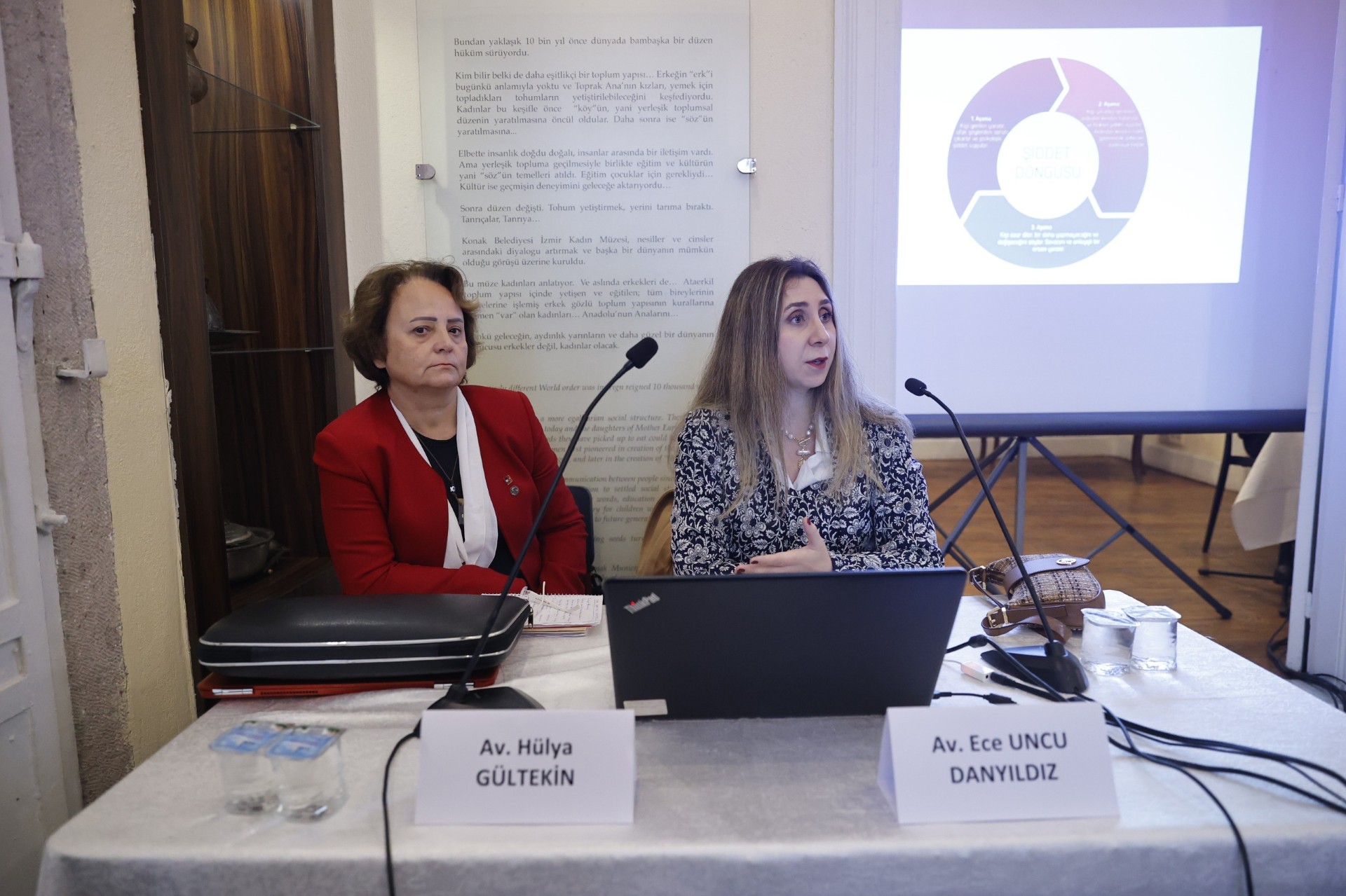 Konaklı kadınlara şiddete karşı adalete erişim mekanizmaları anlatıldı