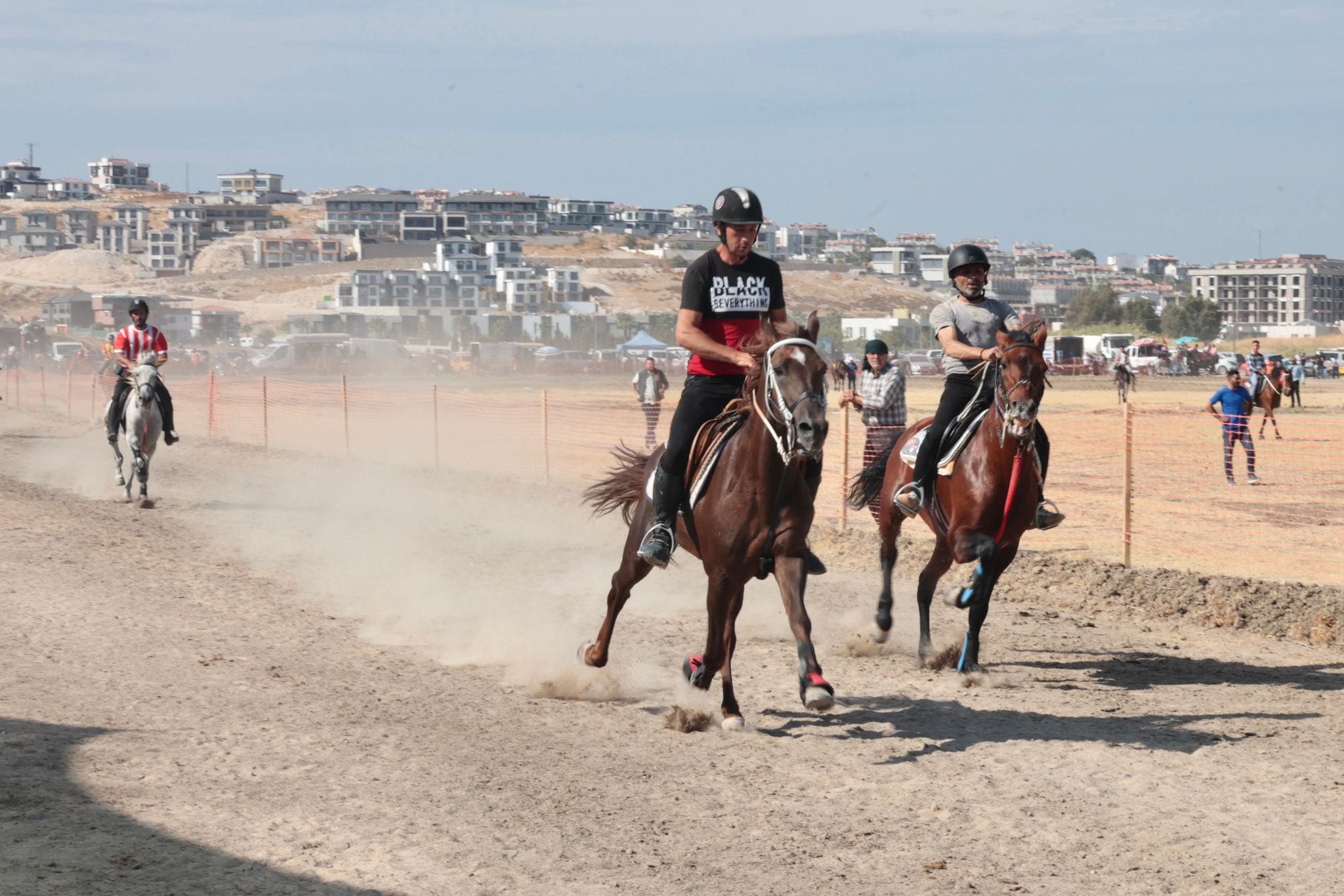 Türkiye'nin şampiyon atları Menemen'de yarıştı