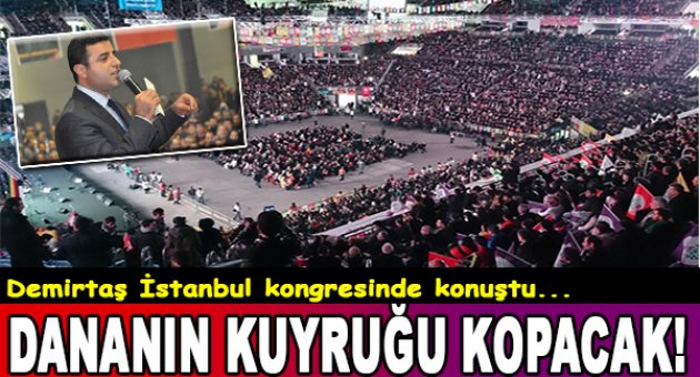 Demirtaş: 'Dananın kuyruğunun kopacağı noktada'