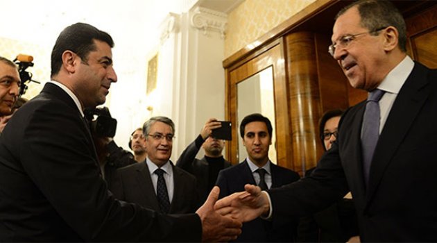 Demirtaş, Lavrov'la Görüşüyor