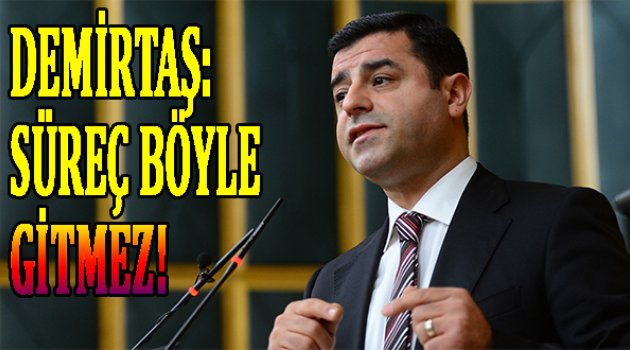 Demirtaş: Saray'ın barışa ihtiyacı yok ki, böyle bir derdi de yok