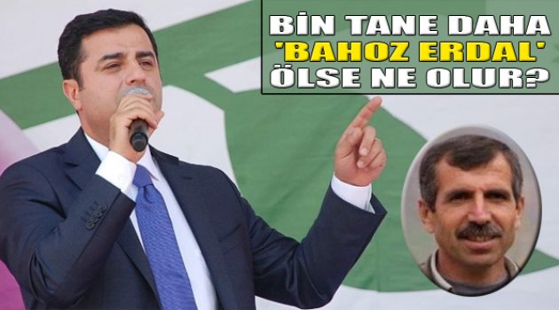 Demirtaş'tan Bahoz Çıkışı!