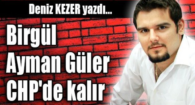 Deniz Kezer yazdı...