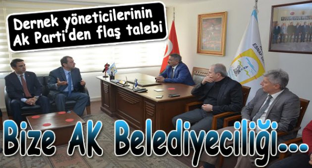 Dernek ziyaretinde sürpriz teklif