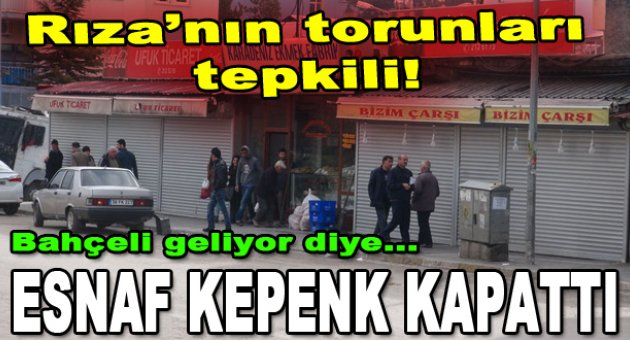 Dersim'de Bahçeli tepkisi...
