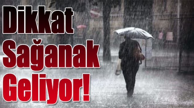 Dikkat Sağanak Geliyor