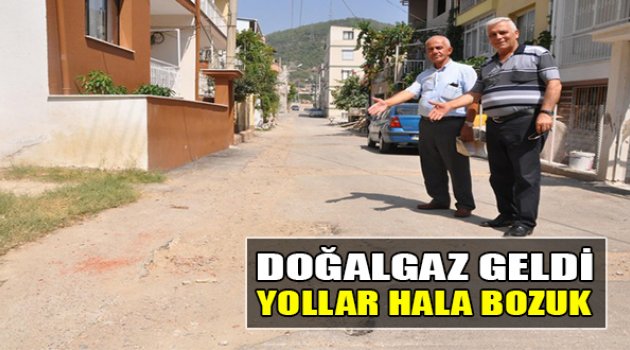 Doğalgaz Geldi Yollar Hala Bozuk