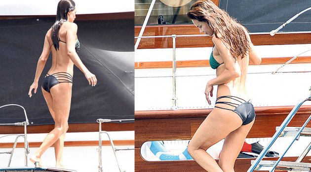 Ebru Şallı'dan Bikini Şov