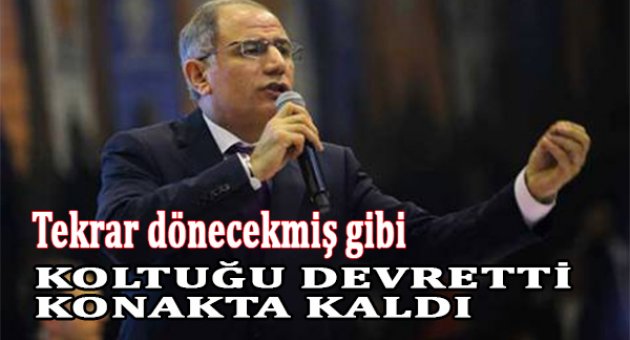 Efkan Ala, bakanlık koltuğunu devretti ama konakta oturmaya devam ediyo