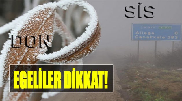 Egeliler Dikkat!