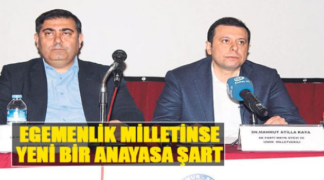 Egemenlik Milletinse Yeni Bir Anayasa Şart